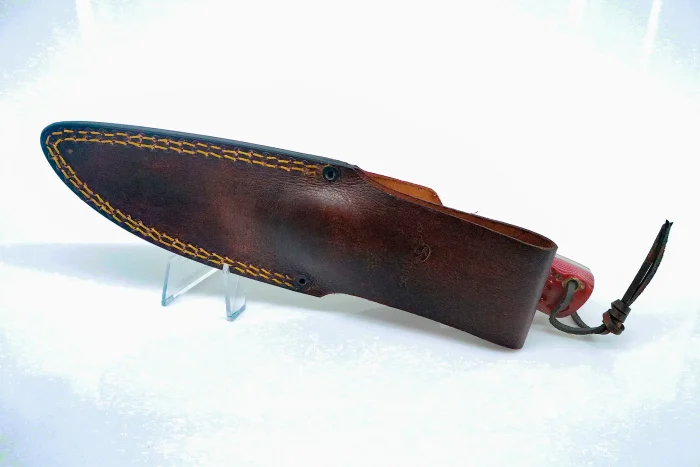 Free Bird 450 Camp Knife - Sheath - Back View