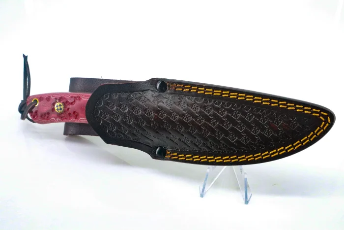 Free Bird 450 Camp Knife - Sheath - Front View