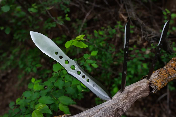 Lighting Throwing Knives Background